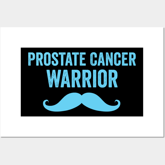 prostate cancer awareness - prostate cancer warrrior gift Wall Art by Merchpasha1